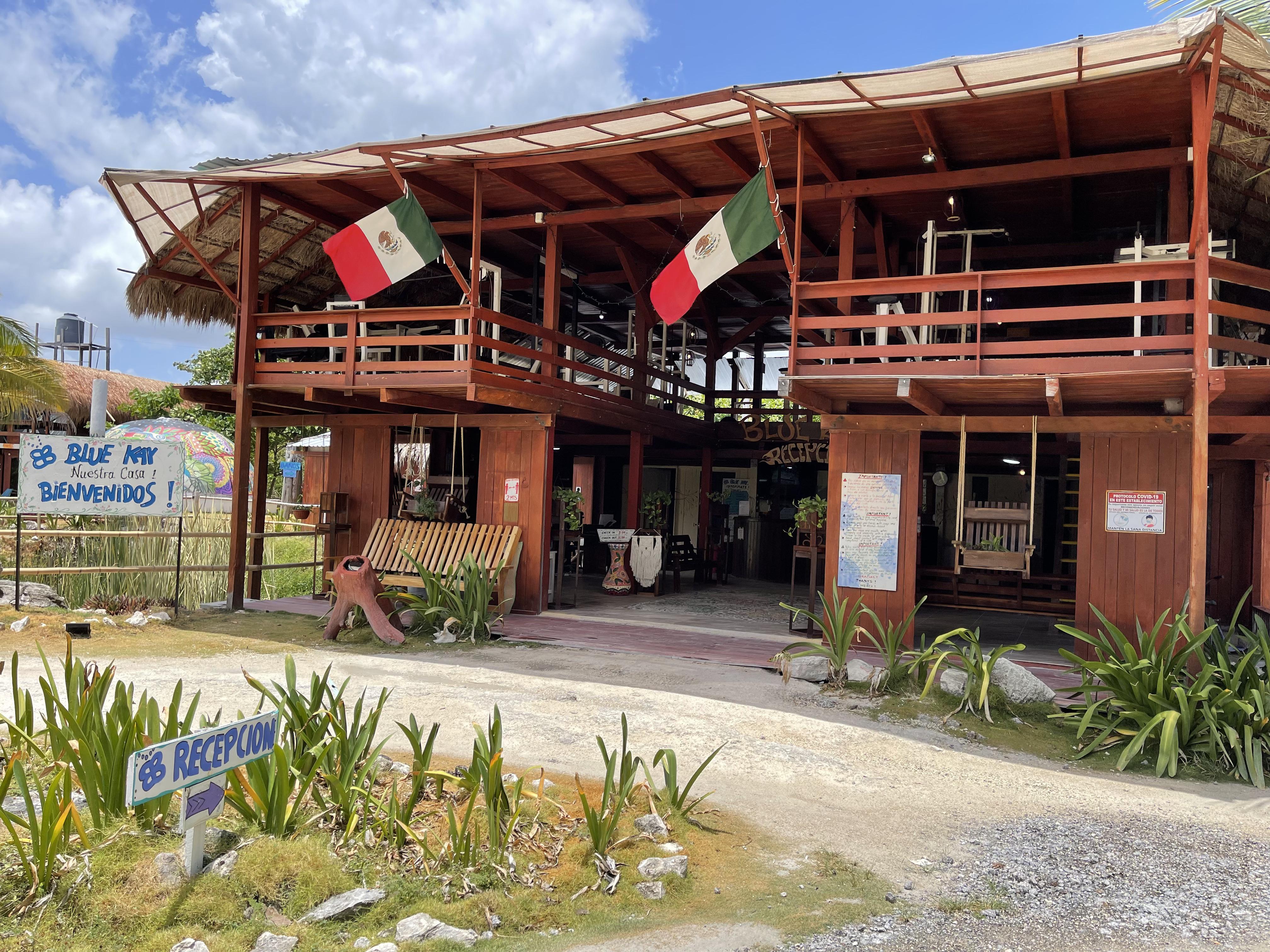 Oyo Blue Kay Mahahual Hotel Exterior photo